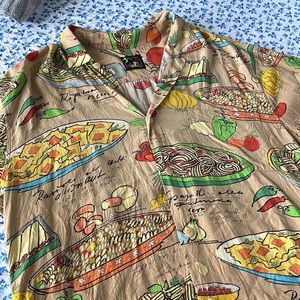 Jams World Italian Food Print Shirt